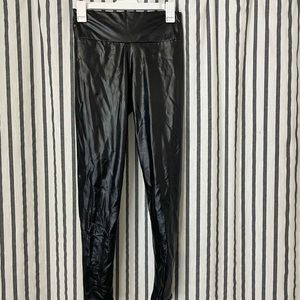 Faux leather leggings, Amazon, small